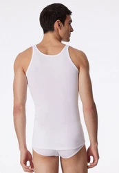 Schiesser Unterhemd Original Classics Weiß/Grau/Creme/Hellgrau