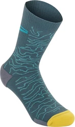 Alpinestars Funktionssocken Drop 15 Grün/Türkis