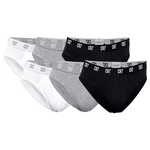 CR7 Slip Herren Slips, 6er Pack Grau/Dunkelgrau/Weiß