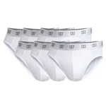 CR7 Slip Herren Slips, 6er Pack Weiß/Creme/Rot