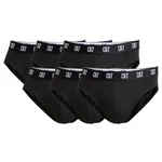 CR7 Slip Herren Slips, 6er Pack Schwarz