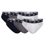 CR7 Slip Herren Slips, 6er Pack Grau/Dunkelblau/Blau/Creme/Weiß