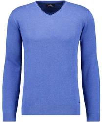 RAGMAN V-Ausschnitt Pullover Blau/Dunkelblau