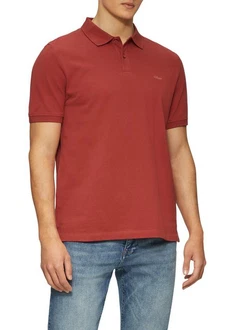 s.Oliver Poloshirt Rot/Braun/Dunkelrot