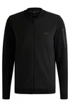 BOSS GREEN Blusenjacke K_Ever-X_HY grün