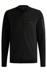 BOSS GREEN Blusenjacke K_Ever-X_HY grün