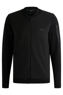 BOSS GREEN Blusenjacke K_Ever-X_HY grün