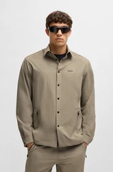 BOSS GREEN Outdoorhemd B_Basin Tech grün