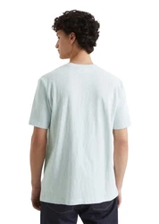 Marc O'Polo DENIM T-Shirt Weiß/Hellblau/Creme