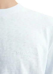 Marc O'Polo DENIM T-Shirt Weiß/Hellblau/Creme