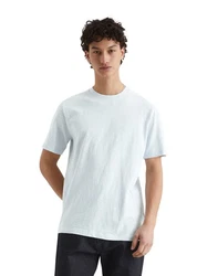 Marc O'Polo DENIM T-Shirt Weiß/Hellblau/Creme
