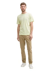 TOM TAILOR T-Shirt mit Logo Hellgrün/Khaki/Grün