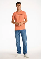 LINDBERGH T-Shirt Orange/Braun