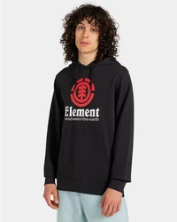 Element Kapuzensweatshirt Vertical Rosa/Schwarz/Rot
