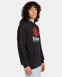 Element Kapuzensweatshirt Vertical Rosa/Schwarz/Rot