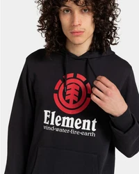 Element Kapuzensweatshirt Vertical Rosa/Schwarz/Rot