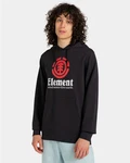 Element Kapuzensweatshirt Vertical Rosa/Schwarz/Rot