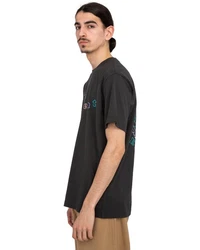 Element T-Shirt Dawn Schwarz/Gelb/Grün/Grau