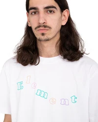 Element T-Shirt Dawn Weiß/Orange/Hellblau