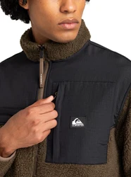 Quiksilver Sweatshirt Shallow Water Dunkelgrün/Khaki/Braun