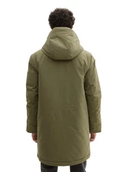 TOM TAILOR Denim Parka Outdoorjacke Dunkelgrün/Grün