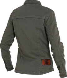 John Doe Motorradjacke Motoshirt XTM Damen Hemd Dunkelgrün/Khaki/Braun