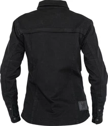 John Doe Motorradjacke Motoshirt XTM Damen Hemd Schwarz/Dunkelgrau/Weiß