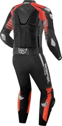 Berik Motorradkombi XR-Ace 2-Teiler Rot/Grau/Braun/Dunkelgrau/Schwarz