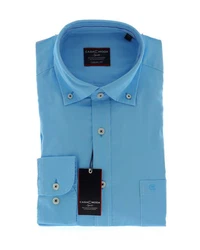 CASAMODA Langarmhemd Hellblau/Blau