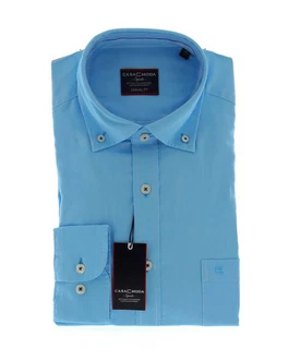 CASAMODA Langarmhemd Hellblau/Blau