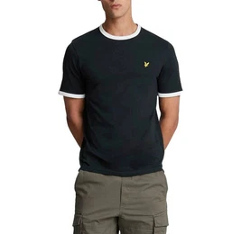T-Shirt T-Shirt Lyle&Scott Ringer kontrastfarbene Bndchen