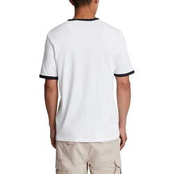 Lyle & Scott T-Shirt 'Ringer' Weiß/Dunkelblau/Schwarz/Creme
