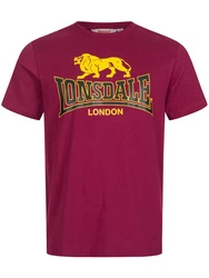 Lonsdale T-Shirt Taverham Dunkelrot/Bordeaux/Braun/Rot
