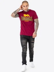 Lonsdale T-Shirt Taverham Dunkelrot/Bordeaux/Braun/Rot