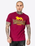 Lonsdale T-Shirt Taverham Dunkelrot/Bordeaux/Braun/Rot