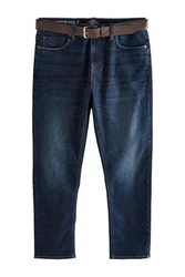 Next Slim-fit Jeans Motionflex Dunkelblau/Blau/Hellblau
