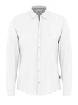 JOOP! Langarmhemd Jeans Haven3-W (1-tlg) Weiß/Creme/Grau
