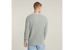G-STAR Strickpullover Serrated Knit Grau/Khaki/Hellgrau/Hellgrün