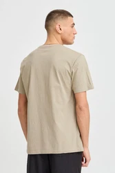 !Solid T-Shirt SDOWENS mit Print Khaki/Beige