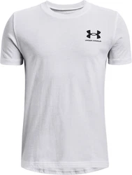 Under Armour T-Shirt Sportstyle Kurzarm-Oberteil mit Logo Grau/Hellgrau