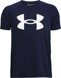 Under Armour T-Shirt Tech Kurzarm-Oberteil  Dunkelblau/Rot
