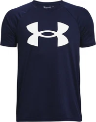 Under Armour T-Shirt Tech Kurzarm-Oberteil  Dunkelblau/Rot