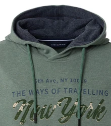 CASAMODA Sweatshirt Dunkelgrün/Grün/Türkis