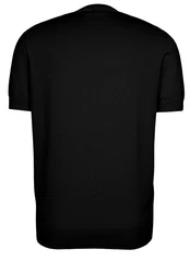 KARL LAGERFELD Strickpullover mit Logo-Stickerei (1) Schwarz/Rot