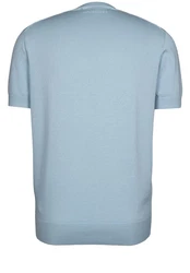 KARL LAGERFELD Strickpullover mit Logo-Stickerei (1) Hellblau/Blau