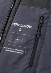 Strellson Steppjacke Clearwater Flex (1-St) Dunkelblau/Schwarz