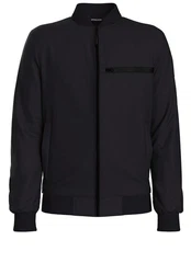 Strellson Steppjacke Clearwater Flex (1-St) Dunkelblau/Schwarz