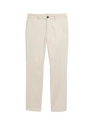 TOM TAILOR Chinohose Ultralight Regular Fit Chino Hose Khaki/Beige/Weiß