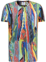 CARLO COLUCCI T-Shirt Egon Mischfarben/Orange