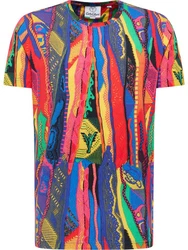 CARLO COLUCCI T-Shirt Egon Mischfarben/Orange